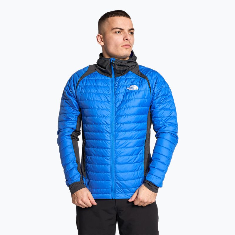 Jachetă bărbătească The North Face Insulation Hybrid, albastru optic/gri de asfalt