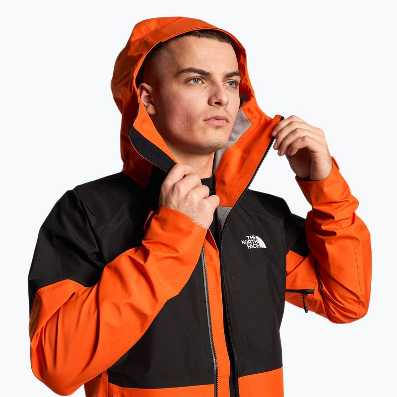 Jachetă softshell pentru bărbați The North Face Jazzi Gtx roșu portocaliu/negru 5