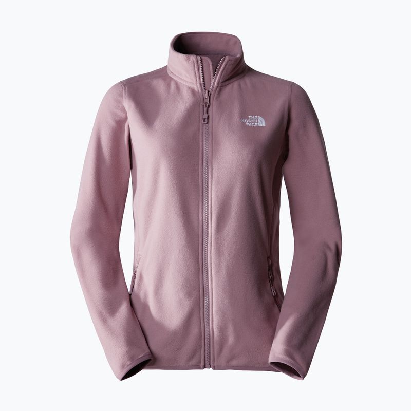Pulover fleece pentru femei The North Face 100 Glacier Fz fawn grey 5