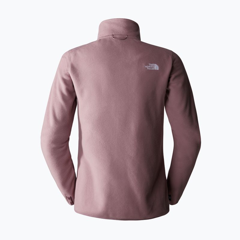 Pulover fleece pentru femei The North Face 100 Glacier Fz fawn grey 6