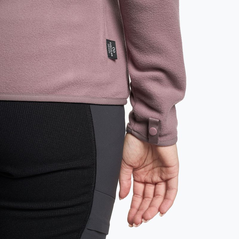 Pulover fleece pentru femei The North Face 100 Glacier Fz fawn grey 3