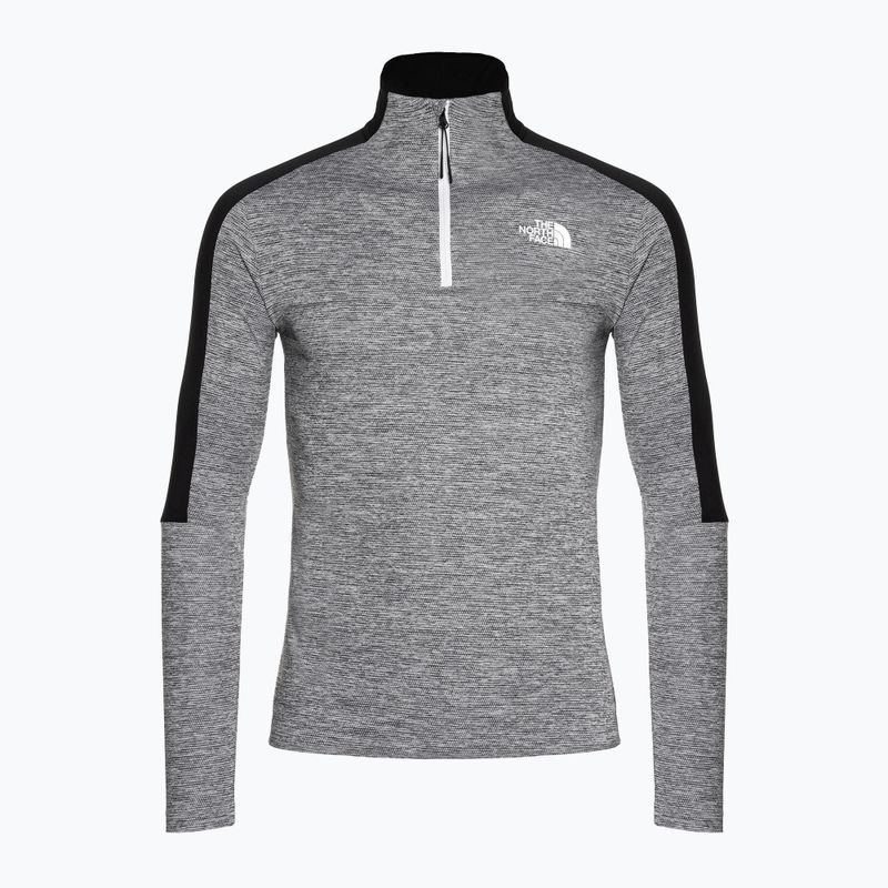 Hanorac de trekking pentru bărbați The North Face Ma 1/4 Zip LS mediu gri heather/black
