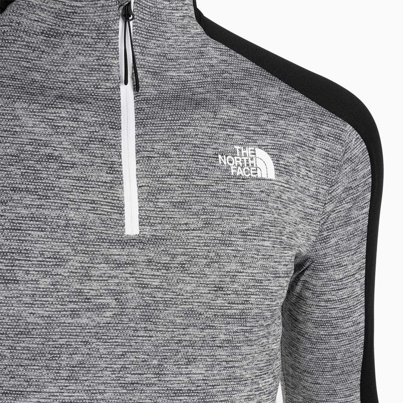 Hanorac de trekking pentru bărbați The North Face Ma 1/4 Zip LS mediu gri heather/black