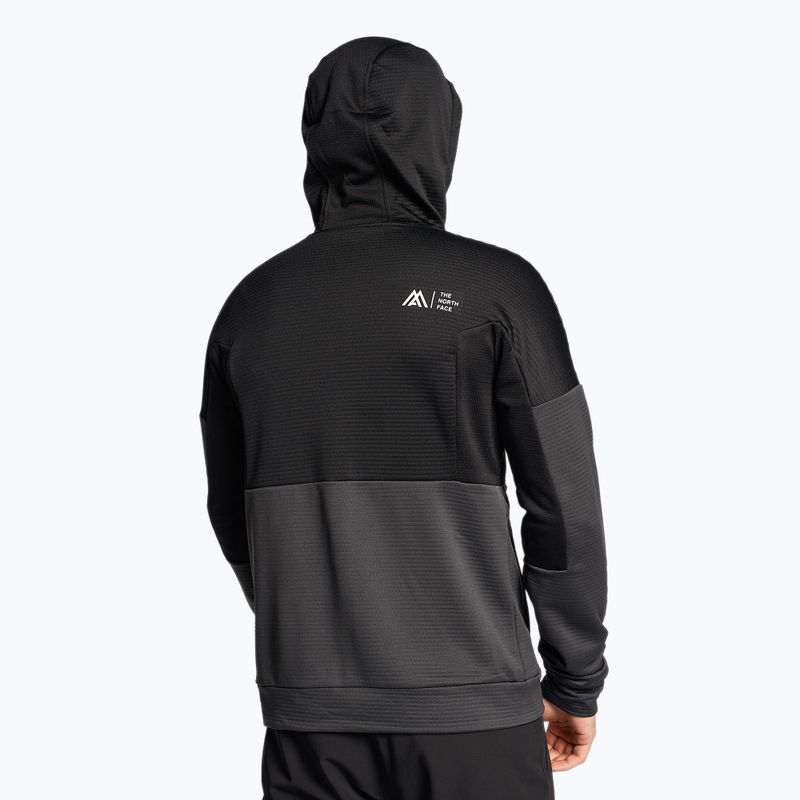 Hanorac de trekking pentru bărbați The North Face Ma Full Zip Fleece asfalt gri/negru 2