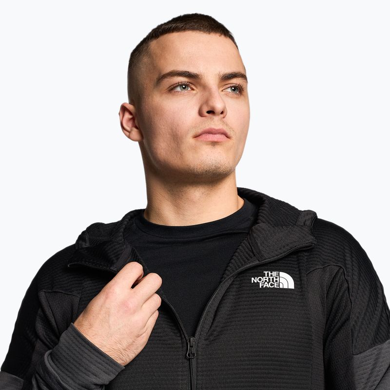 Hanorac de trekking pentru bărbați The North Face Ma Full Zip Fleece asfalt gri/negru 4