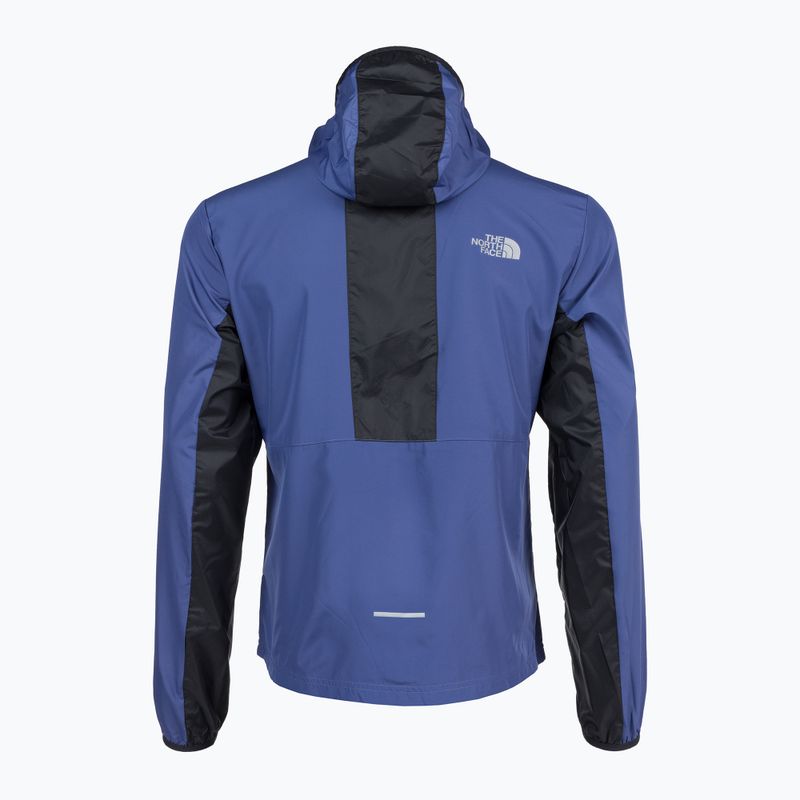 The North Face Run Wind Wind cave jachetă de alergare albastră 2