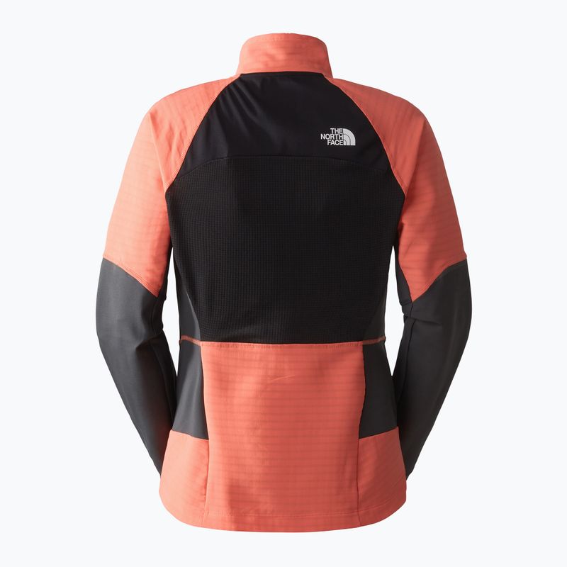 Jachetă softshell pentru femei The North Face Dawn Turn Softshell negru/portocaliu intens/asfalt gri 6