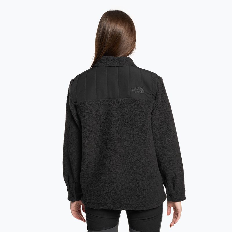 Hanorac damă The North Face Cragmont Fleece Shacket black 2