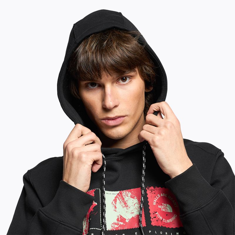 Bărbați The North Face Outdoor Graphic Hoodie negru 3