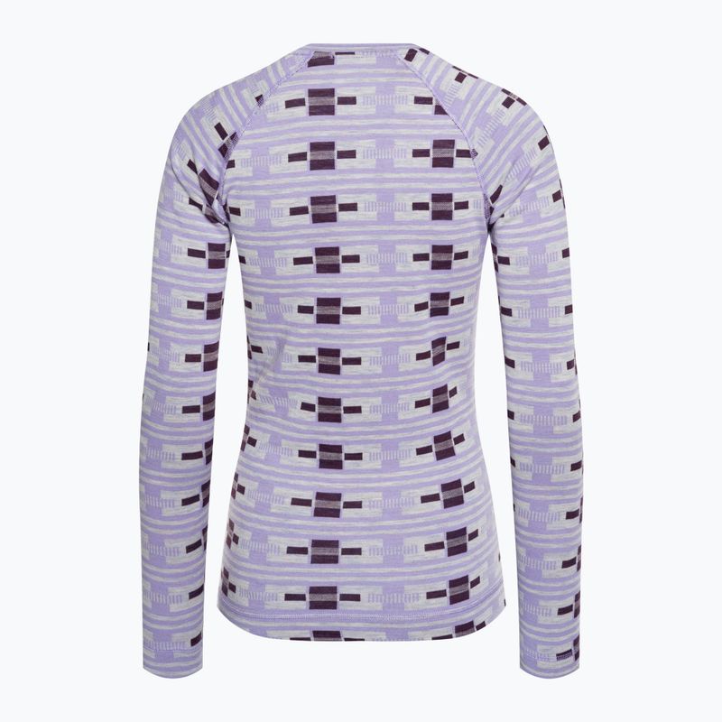 Bluză termică pentru femei Smartwool Merino 250 Baselayer Crew Boxed violet flirt with me 4