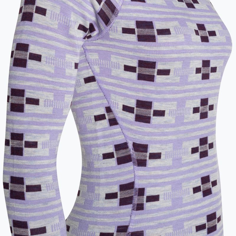 Bluză termică pentru femei Smartwool Merino 250 Baselayer Crew Boxed violet flirt with me 5