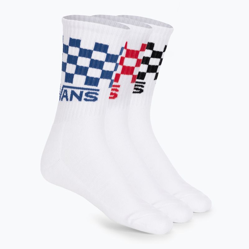 Șosete pentru bărbați  Vans Classic Check Crew 3 pary white