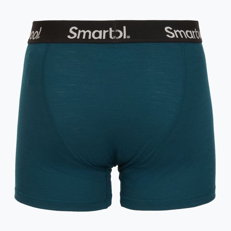 Boxeri termoactivi pentru bărbați Smartwool Merino Boxer Brief Boxed twilight blue 2