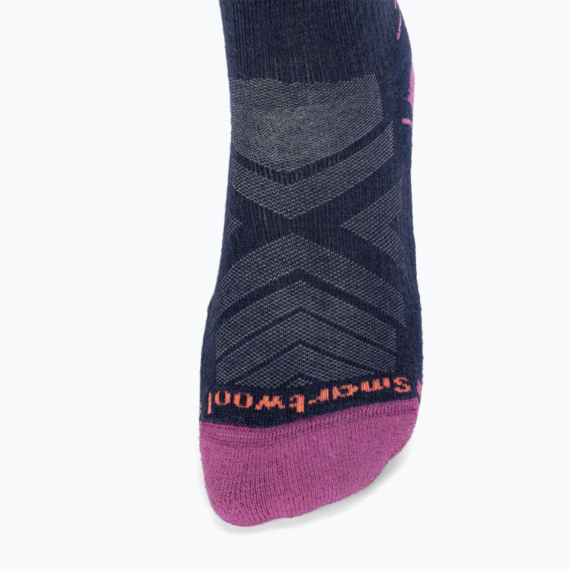 Șosete de trekking pentru femei Smartwool Hike Light Cushion Tube Stripe Crew deep navy/power pink