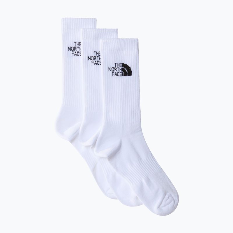 Șosete de trekking The North Face Multi Sport Cush Crew Sock 3pary white