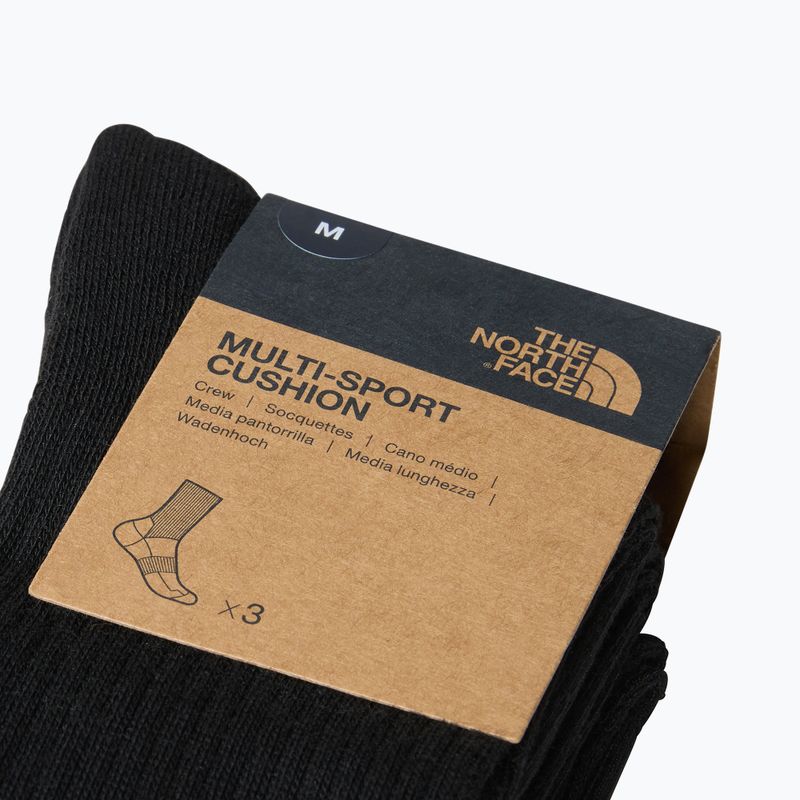 Șosete de trekking The North Face Multi Sport Cush Crew Sock 3 pary black 3