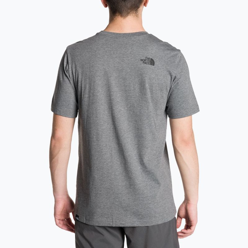 Tricou pentru bărbați The North Face Simple Dome Tee medium grey heather 2