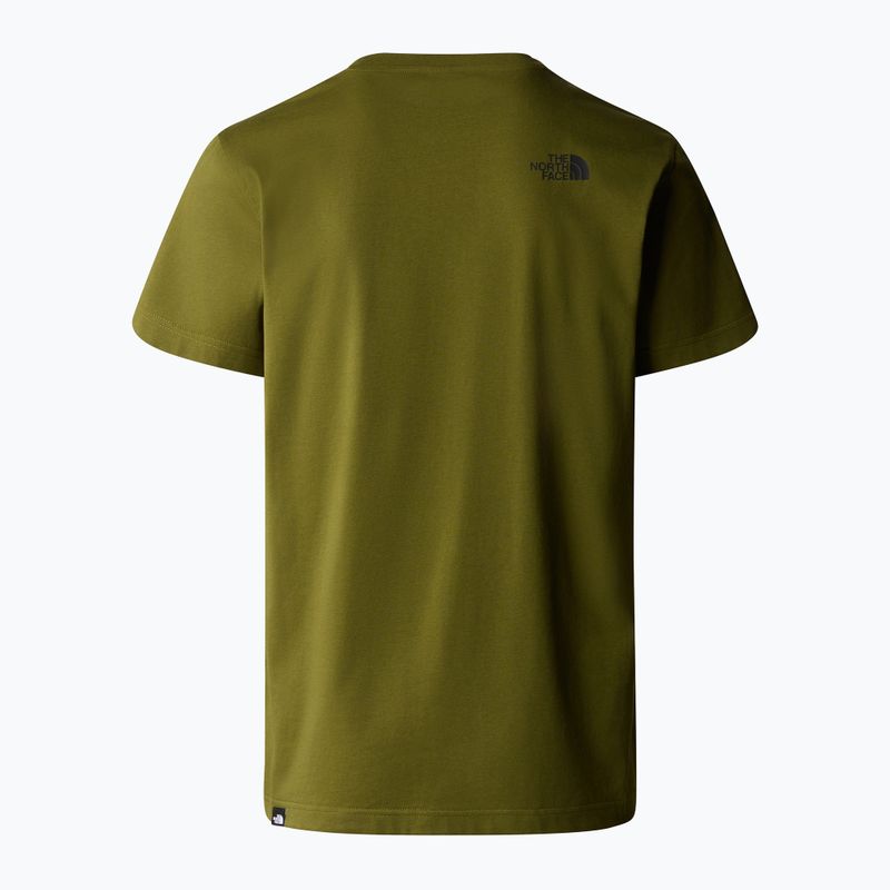 Tricou pentru bărbați The North Face Simple Dome Tee forest olive 5