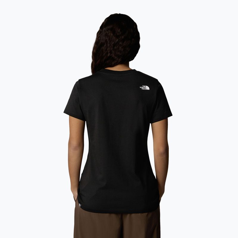 Tricou pentru femei The North Face Simple Dome Slim Tee tnf black 3