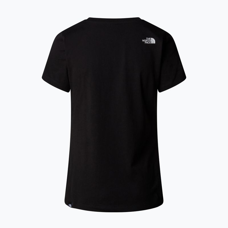 Tricou pentru femei The North Face Simple Dome Slim Tee tnf black 5