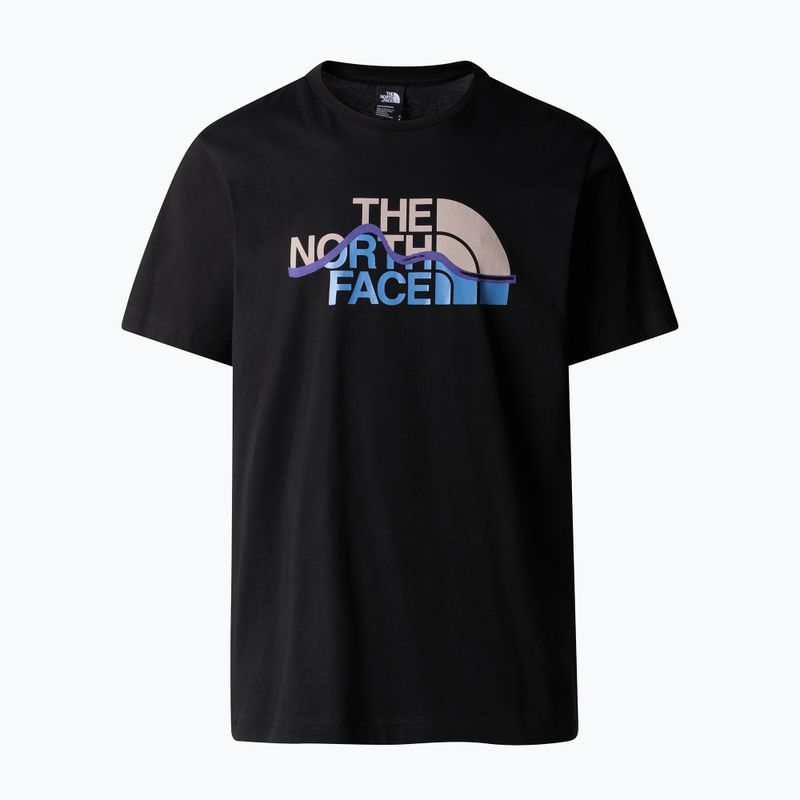 Tricou pentru bărbați The North Face Mountain Line Tee tnf black 4