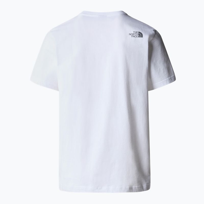 Tricou pentru bărbați The North Face Mountain Line white 2