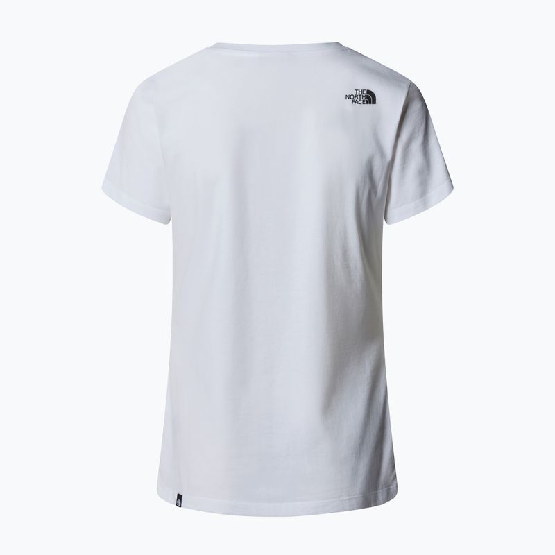 Tricou pentru femei The North Face Simple Dome Slim Tee tnf white 5