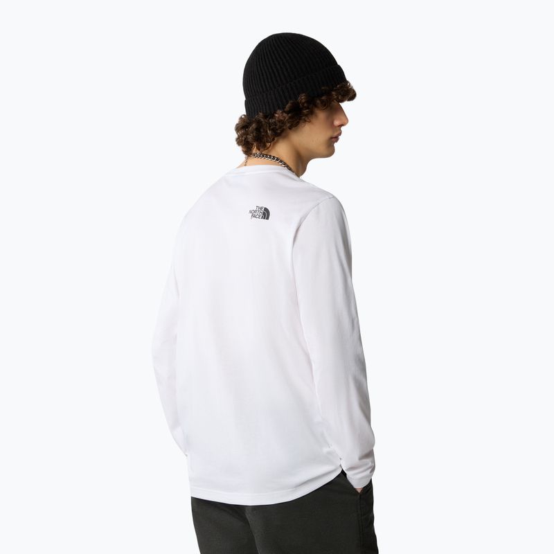 Longsleeve pentru bărbați The North Face Simple Dome white 3