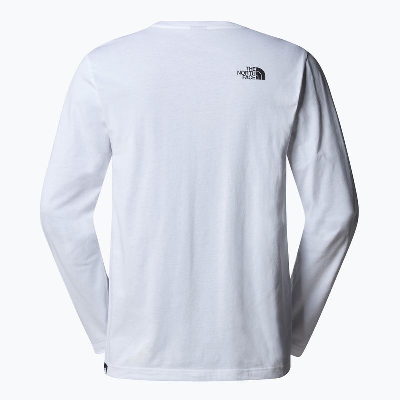 Longsleeve pentru bărbați The North Face Simple Dome white 5