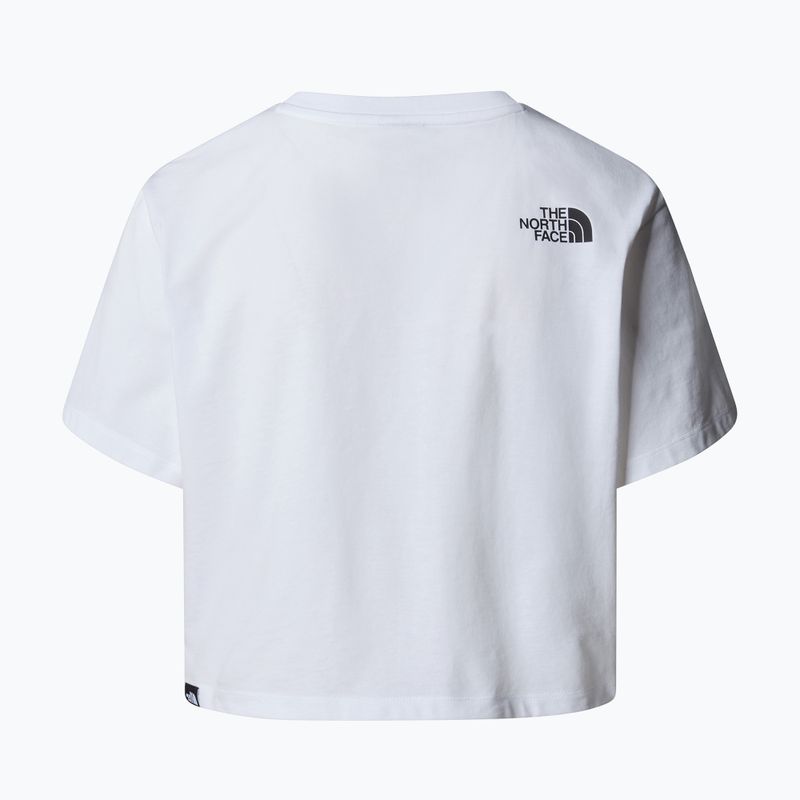 Tricou pentru femei The North Face Simple Dome Cropped Slim Tee tnf white 5