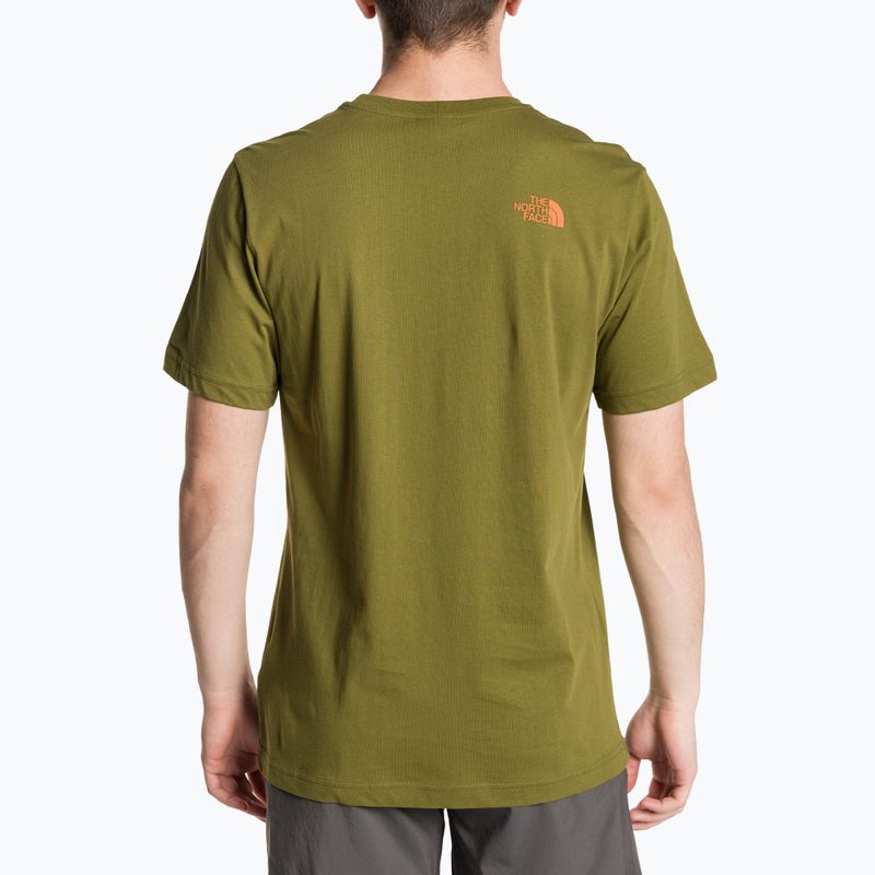 Tricou pentru bărbați The North Face Rust 2 forest olive 2