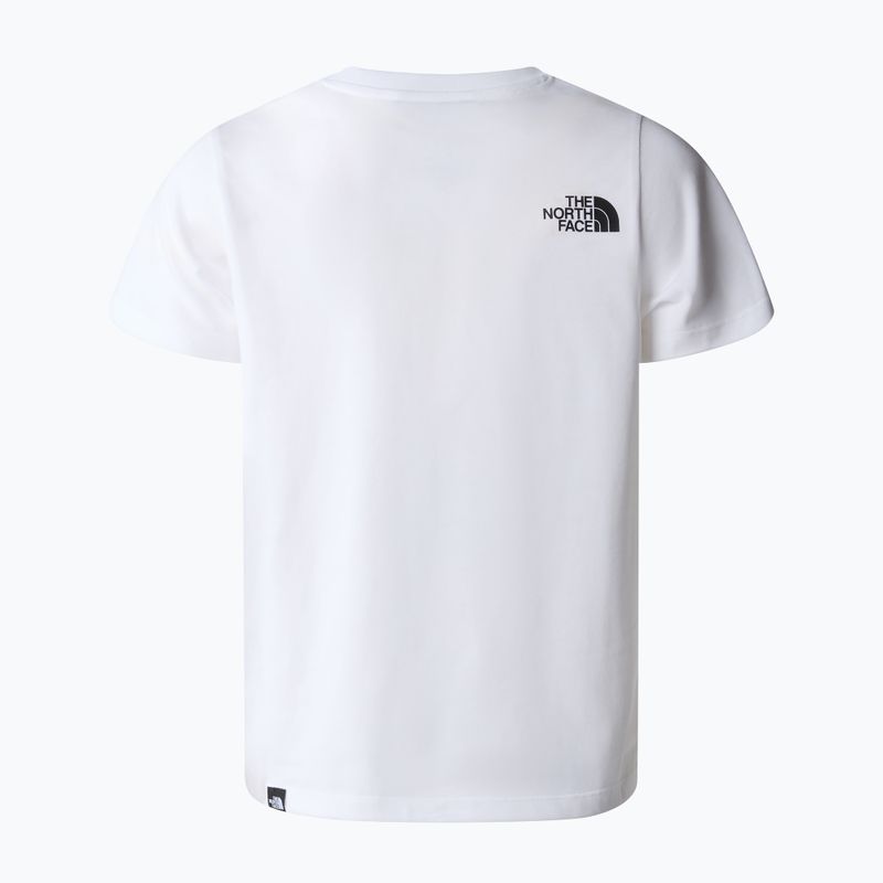 Tricou pentru copii The North Face Simple Dome white 2