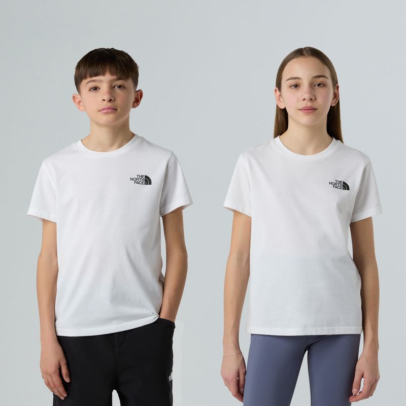 Tricou pentru copii The North Face Simple Dome white 3