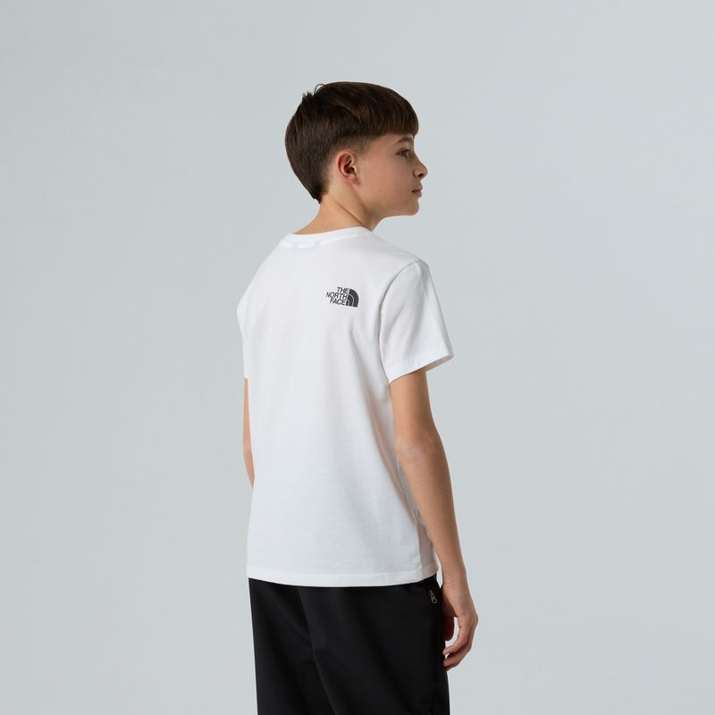 Tricou pentru copii The North Face Simple Dome white 5