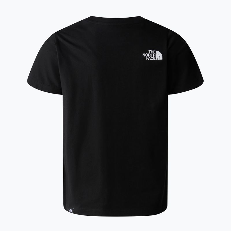 Tricou pentru copii The North Face Simple Dome black 2