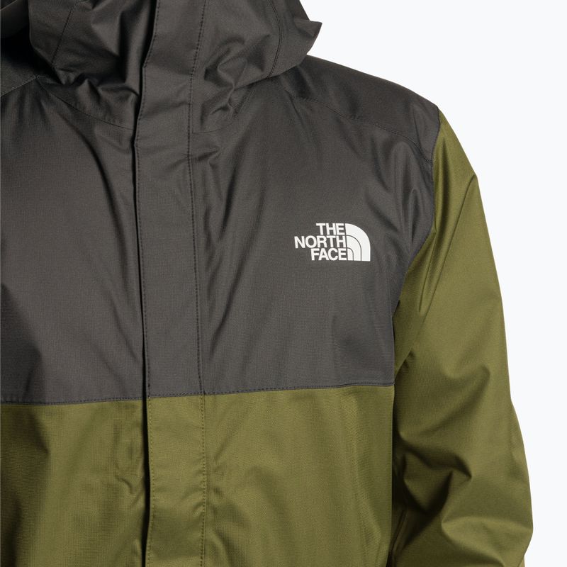 Geacă de ploaie pentru bărbați The North Face Quest Zip-In forest olive/asphalt grey 3