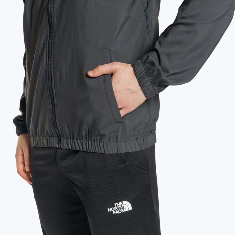 Jachetă de vânt pentru bărbați The North Face Ma Wind Track asfalt gri/negru 5