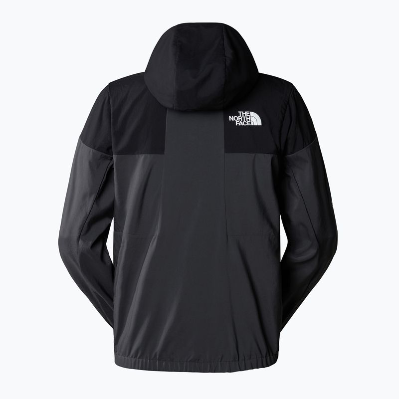 Jachetă de vânt pentru bărbați The North Face Ma Wind Track asfalt gri/negru 7