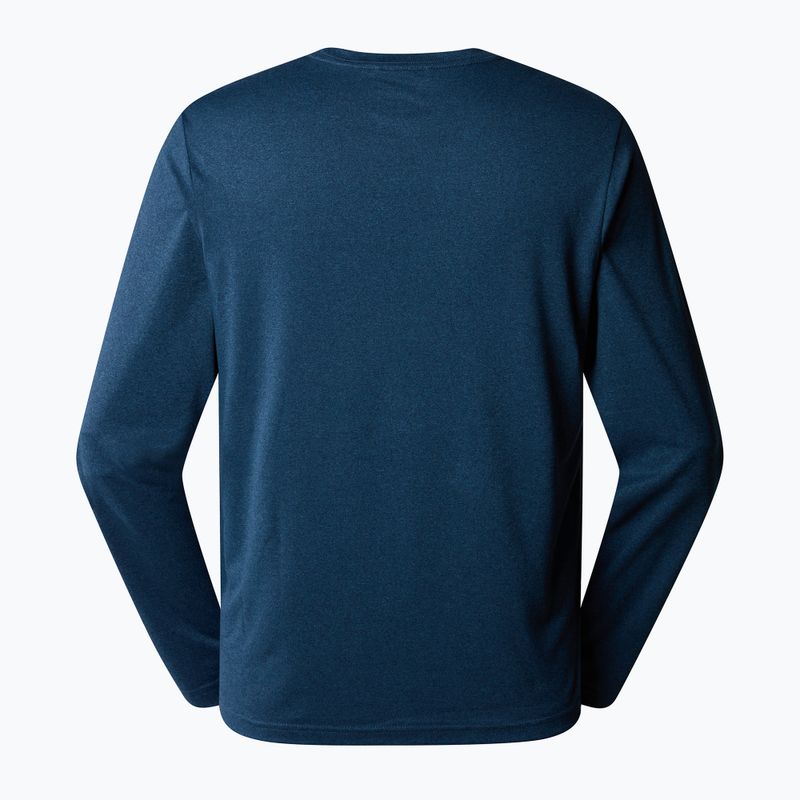 Longsleeve de antrenament pentru bărbați The North Face Reaxion Amp Crew shady blue dark heather 2