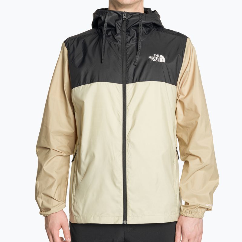 Geacă de vânt pentru bărbați The North Face Cyclone 3 gravel/black/khaki