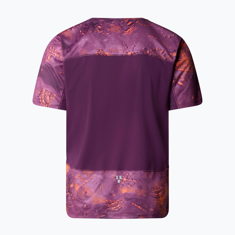 Tricou de alergare pentru bărbați The North Face Sunriser vivid flame trailglyph 2