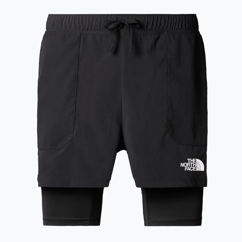 Pantaloni scurți de alergare pentru bărbați The North Face Sunriser 2In1 Short 4In negru 4