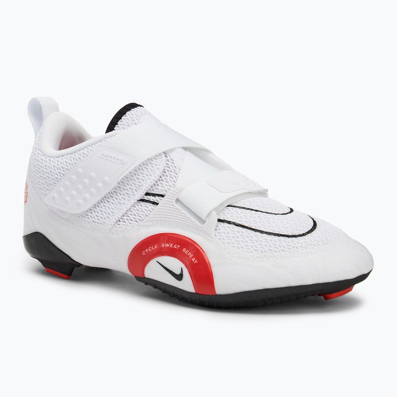 Încălțăminte de ciclism MTB Nike Superrep Cycle 2 white/picante red