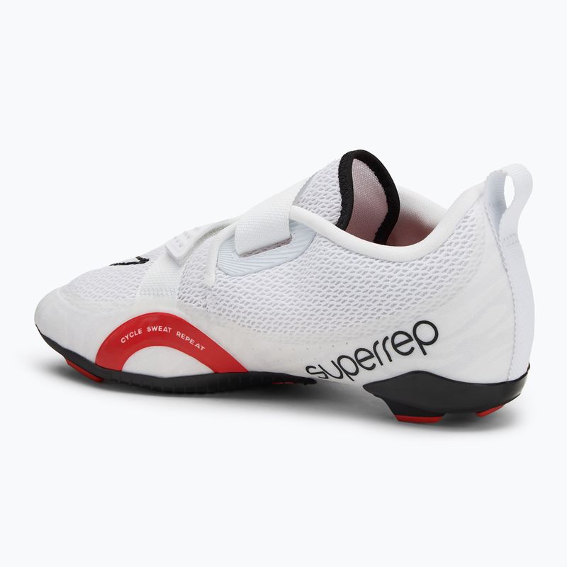 Pantofi de spinning Nike Superrep Cycle 2 alb/roșu picant 3