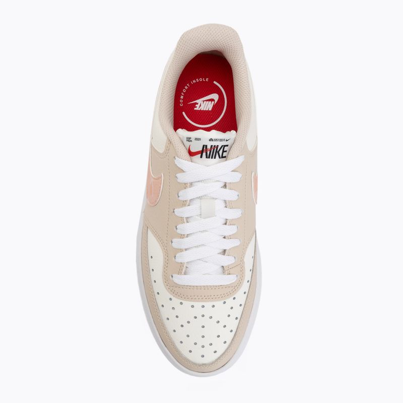 Încălțăminte pentru femei Nike Court Vision Alta sail/white/sanddrift/arctic orange 5