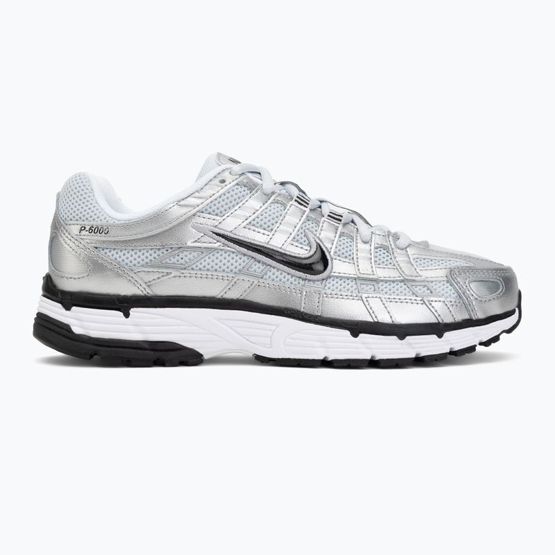 Încălțăminte pentru femei Nike P-6000 white/metallic silver/black 2