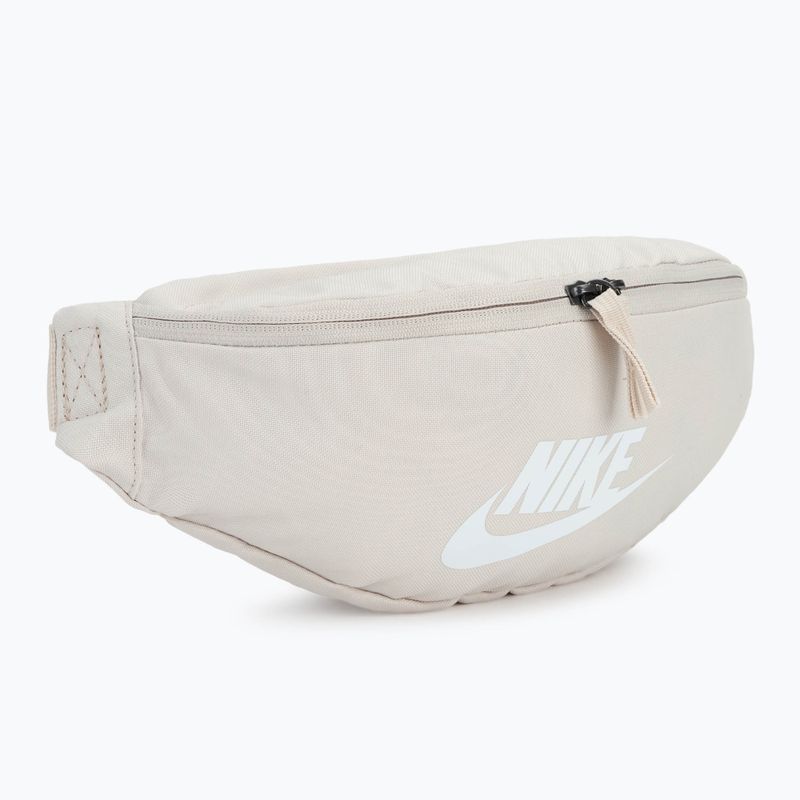 Borsetă Nike Heritage 3 l light orewood brn/white 2