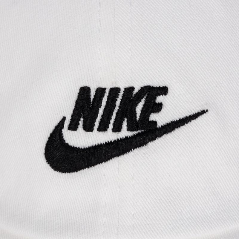 Șapcă Nike Club Unstructured Futura Wash white/black 3