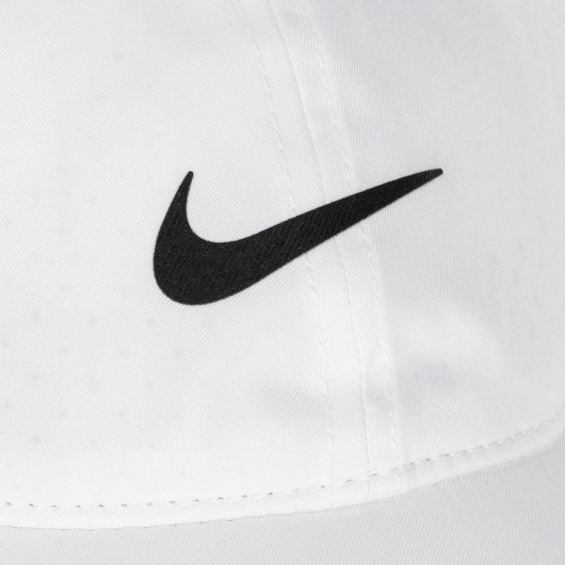 Șapcă Nike Dri-Fit Club Cap Unstructured Featherlight white/black 3