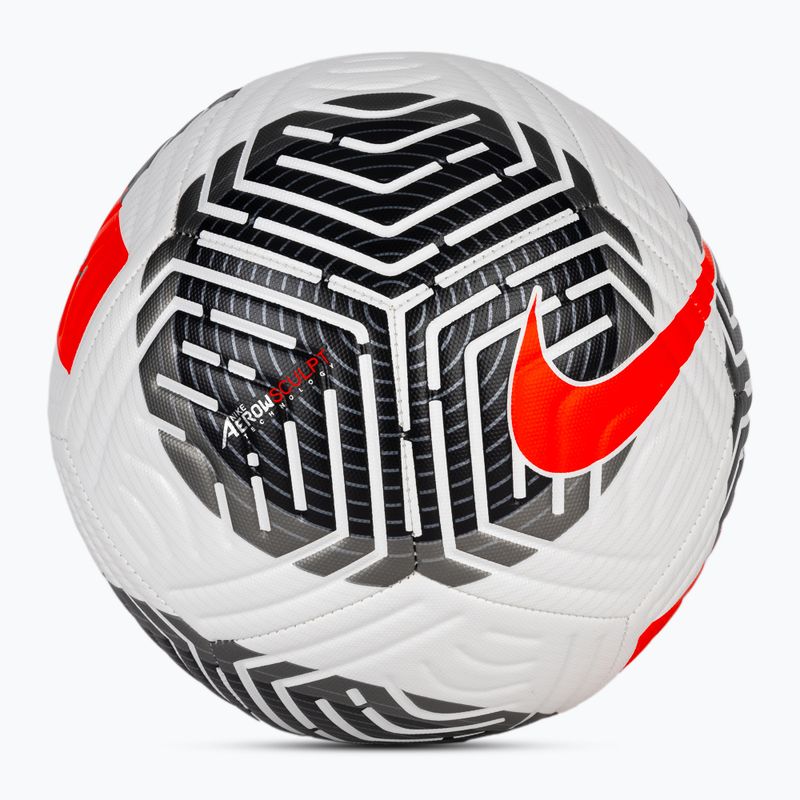 Minge de fotbal Nike Academy white/black/bright crimson mărimea  4 2